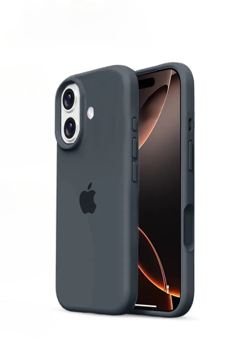 جراب iPhone 17، غطاء حماية كامل الجسم من السيليكون السائل لهاتف iPhone 17، جراب أنيق بلمسة نهائية ناعمة مع بطانة من الألياف الدقيقة لهاتف iPhone 17 مقاس 6.3 بوصة - Image 1